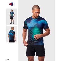 Champion Men’s Quick Dry Training T-shirt Deep Blue Man FW26