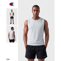 Champion Men’s Quick Dry Compression Training Tank Top Light Grey T-shirts Man FW26