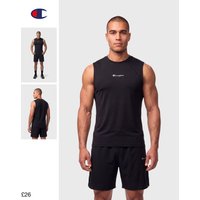 Champion Men’s Quick Dry Compression Training Tank Top Black T-shirts Man FW26