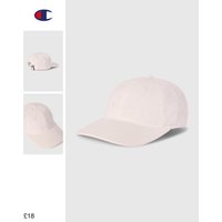 Champion Cotton Twill Baseball Cap With Central Logo Cream Hats Unisex FW26
