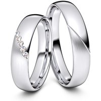 🦚 Trauringe Mainz 585er Weißgold – 4359 🦚 Trauringe Mainz 585er Weißgold – 4359