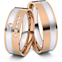 🦚 Trauringe Leipzig 750er Rot-/Weißgold – 4645 🦚 Trauringe Leipzig 750er Rot-/Weißgold – 4645