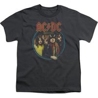 ACDC Kids Shirt Highway To Hell Charcoal T-Shirt