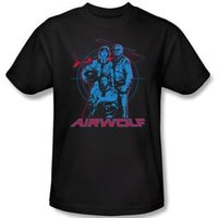 Airwolf Kids T-shirt Graphic Youth Black Tee Shirt
