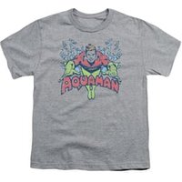 Aquaman Kids Shirt Splish Splash Athletic Heather T-Shirt