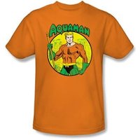 Aquaman Kids T-shirt - DC Comics Superhero Orange Youth