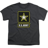 Army Shirt Kids Logo Charcoal T-Shirt