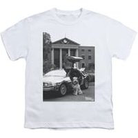 Back To The Future Shirt Kids Einstein White Youth Tee T-Shirt