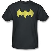 Batgirl Kids T-shirt - Logo Distressed DC Comics Charcoal Youth