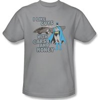Batman And Robin Kids T-shirt Favorite Things Silver Youth Tee