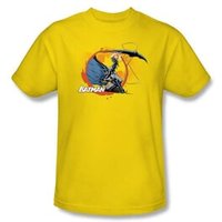 Batman Kids T-Shirt - Batarang Shot Youth Yellow Tee