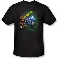 Batman Kids T-Shirt - Batcycle Youth Black Tee