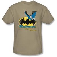 Batman Kids T-Shirt - Caped Crusaders Youth Khaki Tee