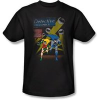 Batman Kids T-Shirt - Dynamic Duo Youth Black Tee