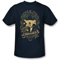 Batman Kids T-Shirt - Gotham Crusader Youth Navy Blue Tee