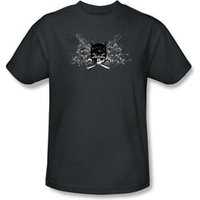 Batman Kids T-Shirt - III Omen Youth Charcoal Gray Tee