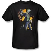 Batman Kids T-Shirt - Joker Bang Youth Charcoal Tee