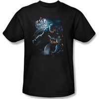 Batman Kids T-Shirt - Light Of The Moon Youth Black Tee