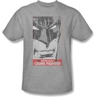 Batman Kids T-Shirt - Original Crime Fighter Youth Heather Gray Tee