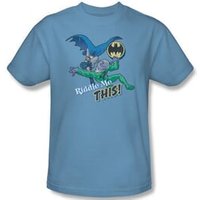 Batman Kids T-Shirt - Riddle Me This Youth Carolina Blue Tee