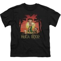 Betty Boop Kids Shirt Hulaboop Black T-Shirt