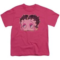 Betty Boop Kids Shirt Pop Art Boop Hot Pink T-Shirt