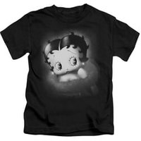 Betty Boop Kids Shirt Vintage Star Black T-Shirt