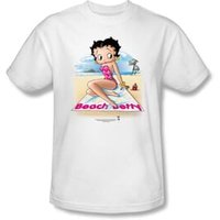 Betty Boop Kids T-shirt Beach Betty Youth White Tee Shirt