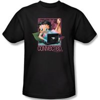 Betty Boop Kids T-shirt Connected Youth Black Tee Shirt
