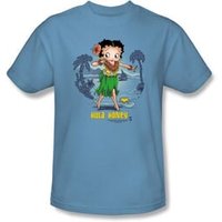 Betty Boop Kids T-shirt Hula Honey Youth Carolina Blue Tee Shirt