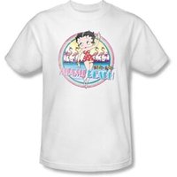 Betty Boop Kids T-shirt Miami Beach Youth White Tee Shirt