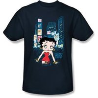 Betty Boop Kids T-shirt Square Youth Black Tee Shirt