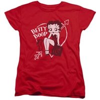 Betty Boop Womens Shirt Lover Girl Red T-Shirt