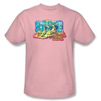 Beverly Hills 90210 Kids T-shirt Beach Babes Youth Pink Tee Shirt