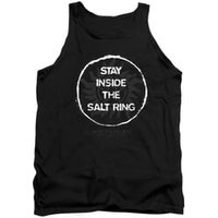 Mens Supernatural STAY INSIDE THE SALT RING Tanktop