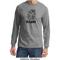 Black Penguin Power Run Long Sleeve Shirt