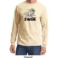 Black Penguin Power Swim Long Sleeve Shirt
