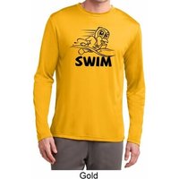 Black Penguin Power Swim Moisture Wicking Long Sleeve