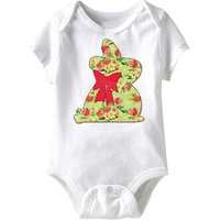 Bunny Stitch Funny Baby Romper White Infant Babies Creeper