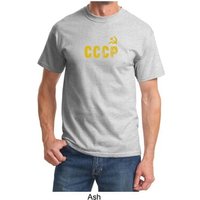 CCCP T-shirt Soviet Union USSR Russia Insignia Adult Tee Shirt