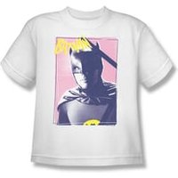Classic Batman Shirt Kids Batman Portrait White T-Shirt