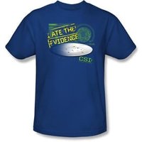 CSI Shirt I Ate The Evidence Kids Youth Royal Tee