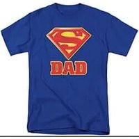 SUPER DAD Royal Blue T-shirt - CLEARANCE