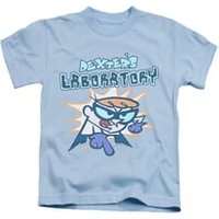 Dexter's Laboratory Shirt Kids What Do You Want Light Blue Youth Tee T-Shirt