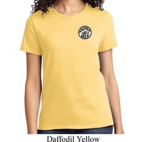 Dodge Super Bee Circle Logo Pocket Print Ladies Shirt