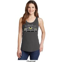 Dodge Yellow Plymouth Roadrunner Ladies Tank Top