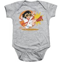 Elvis Presley Baby Romper Pow Athletic Heather Infant Babies Creeper