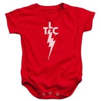 Elvis Presley Baby Romper TLC Logo Red Infant Babies Creeper