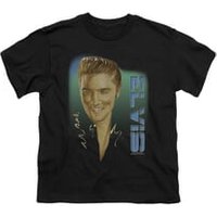 Elvis Presley Shirt Kids 56 Black T-Shirt