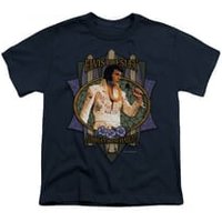 Elvis Presley Shirt Kids Aloha From Hawaii Navy T-Shirt